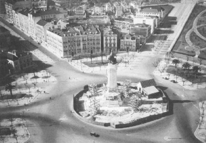 Rotunda do Marquês – foto de Pinheiro Correia